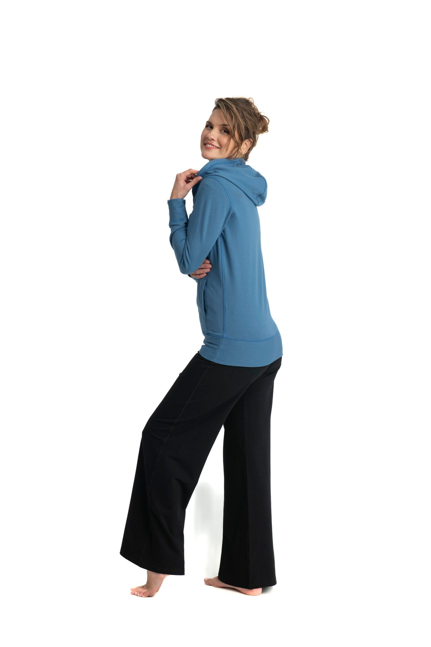 JF1 Zoe Zip Hoodie - Organic Cotton & Bamboo Fleece