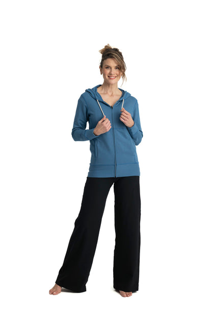 JF1 Zoe Zip Hoodie - Organic Cotton & Bamboo Fleece